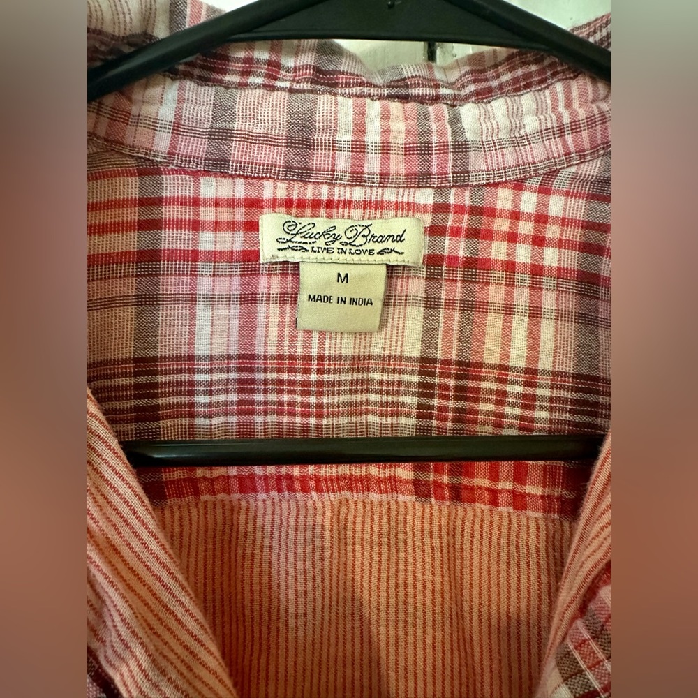 Lucky Brand Plaid Shirt - Picture 3 of 6